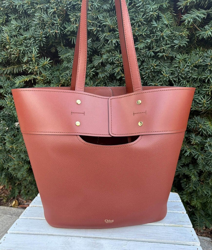 Chloe Aby Leather Small Tote