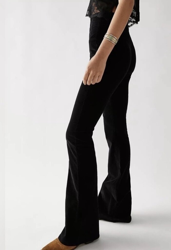 Free People We The Free Jayde Corduroy Flare-Leg Pants - Size 27