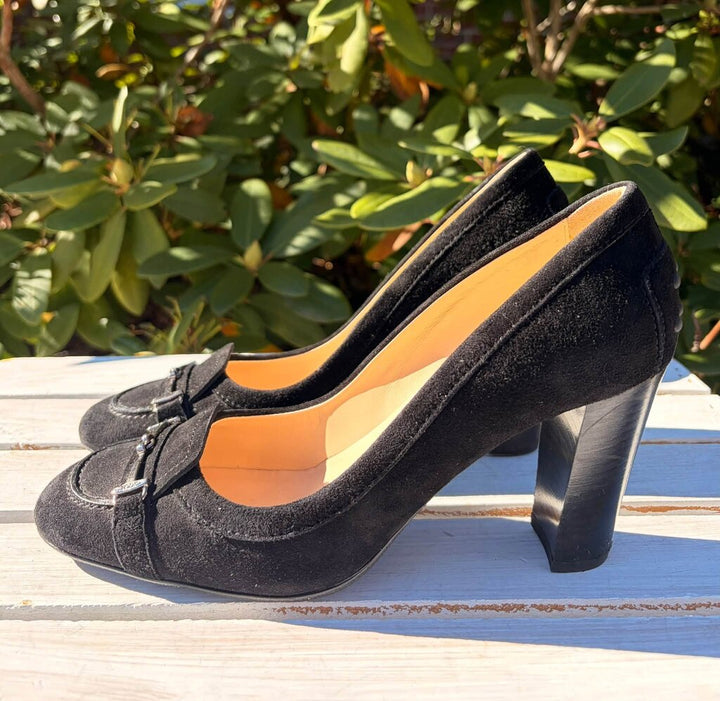 Tods Suede Loafer Pumps - Size 39