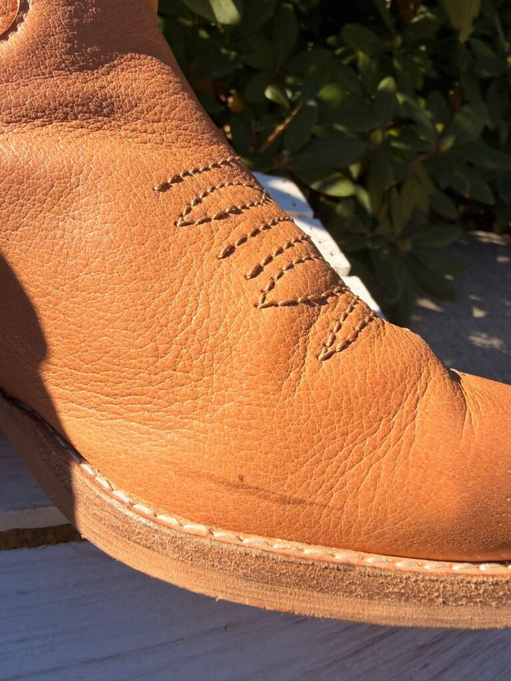 Silent D Leather Western Chelsea Ankle Boot - Size 39