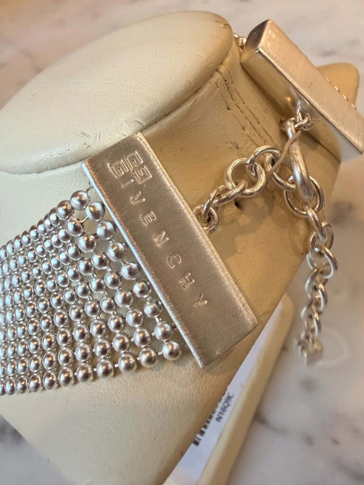 Givenchy Mesh Chain Choker Necklace