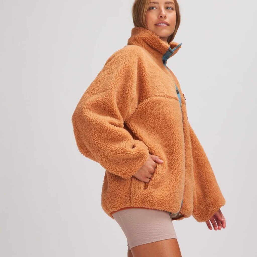 Basin + Range Mixed Fabric Sherpa Jacket - Size XS