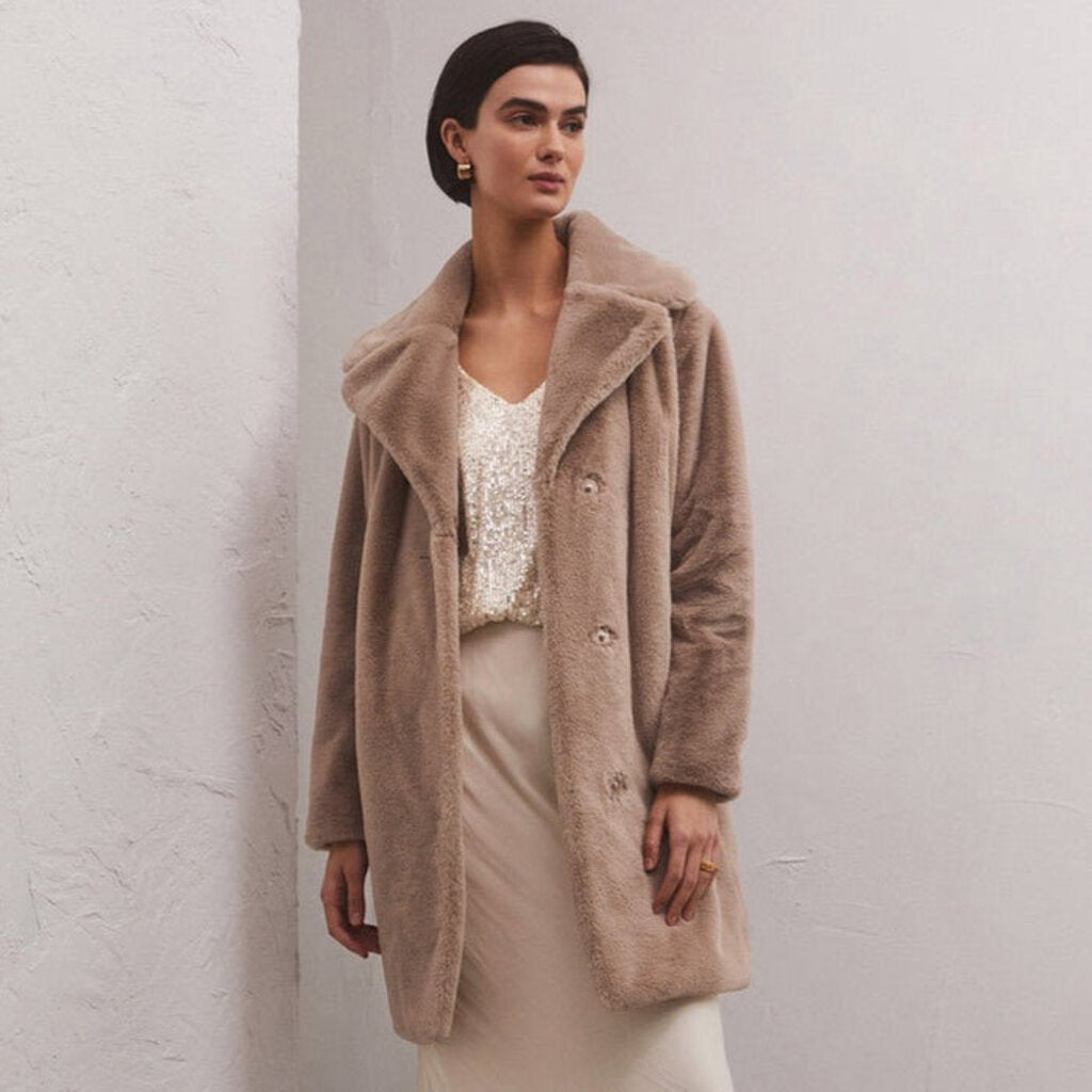 Z Supply Jewel Faux Fur Coat - Size Small (Retails for $139)