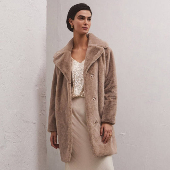 Z Supply Jewel Faux Fur Coat - Size Small (Retails for $139)