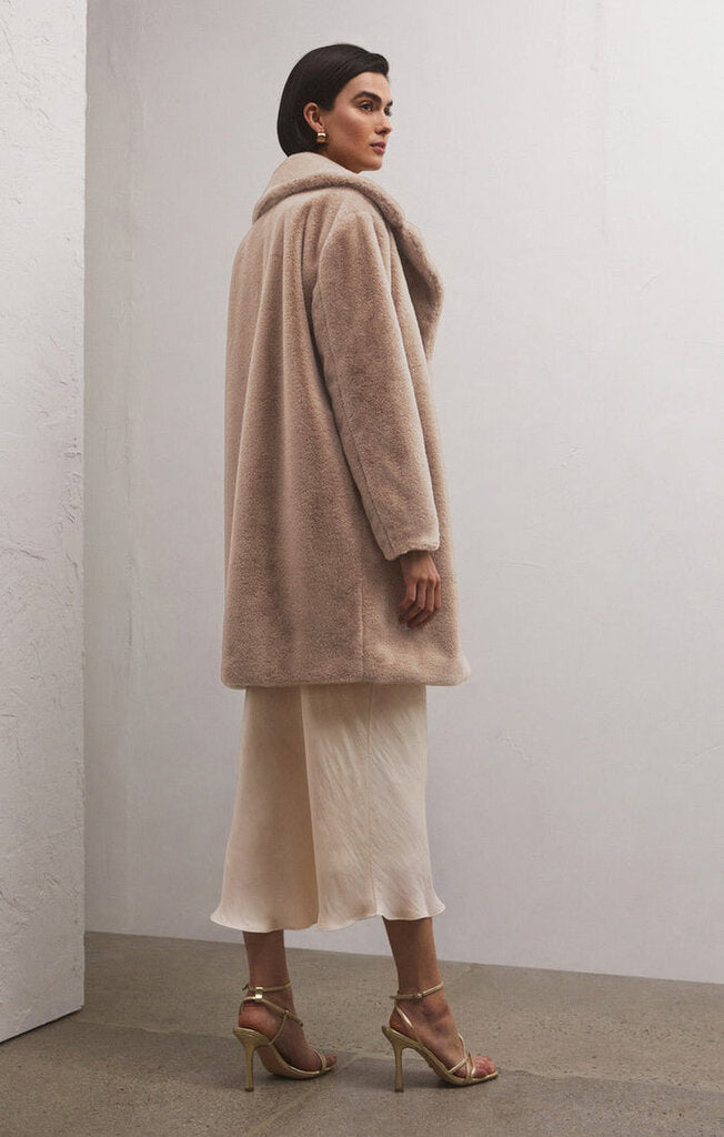 Z Supply Jewel Faux Fur Coat - Size Small (Retails for $139)