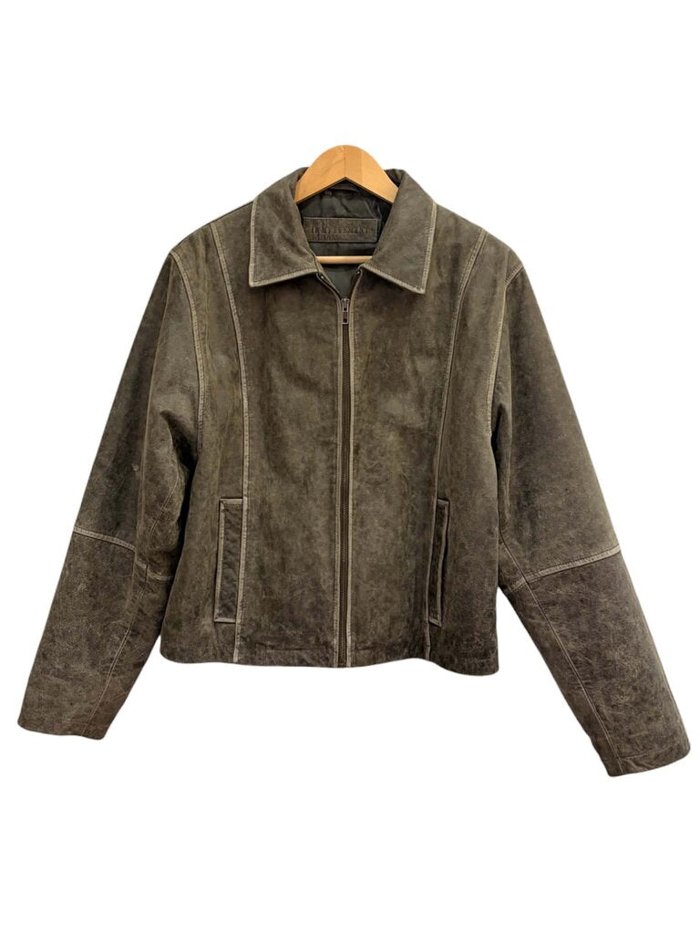 In My Element Mabel Distressed Leather Jacket - Size S/M (Retails for $227)