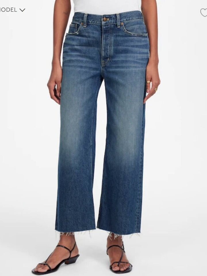 Madewell Low Slung Baggy Crop Jeans