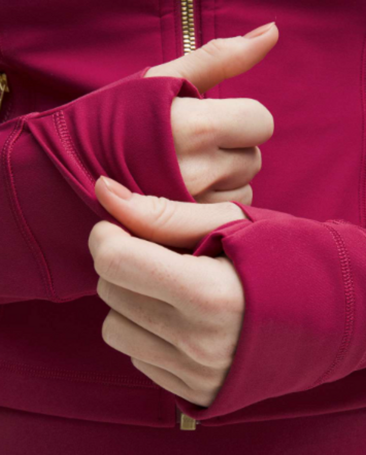 Lululemon Cropped Define Jacket *Nulu In Magenta Smoke/Gold - Size 6 (Retails for $118)