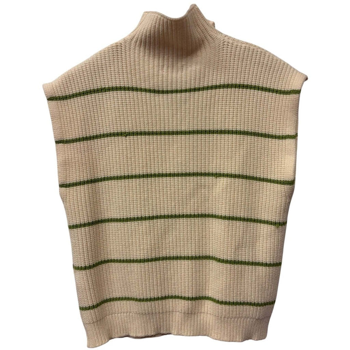 Elan Ribbed Quarter Zip Vest - Size Large