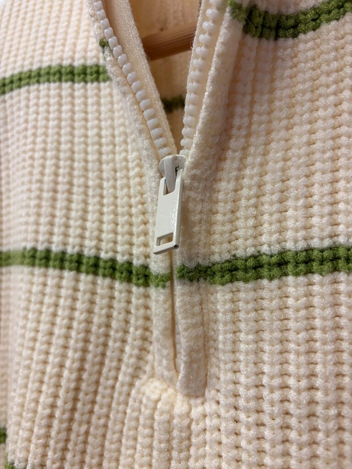 Elan Ribbed Quarter Zip Vest - Size Large