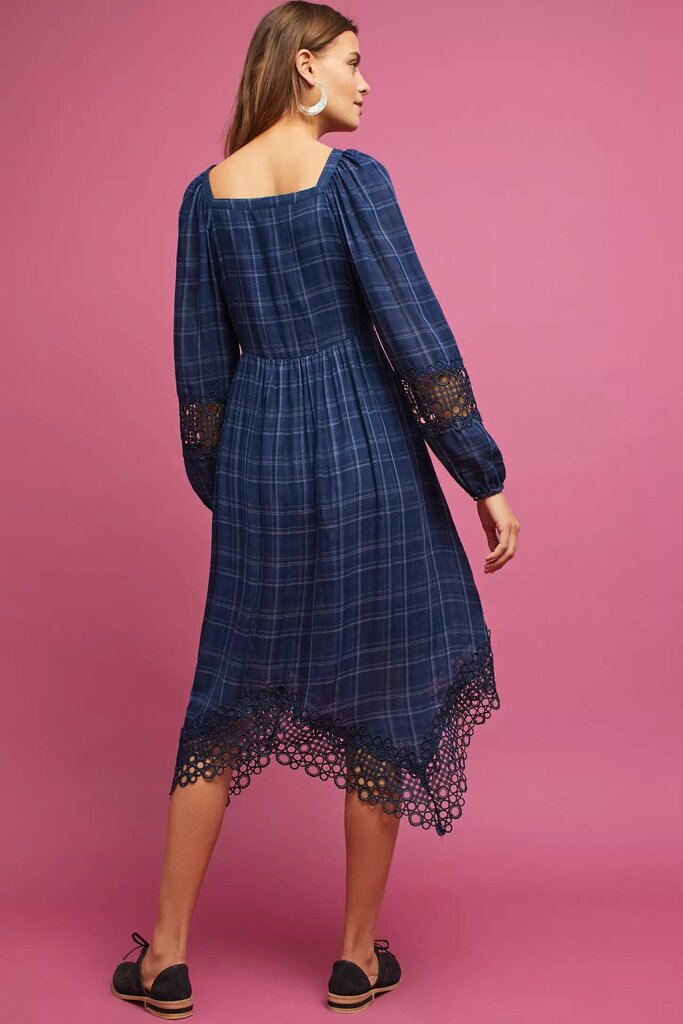 Akemi + Kin Codie Plaid Handkerchief Dress - Size 2