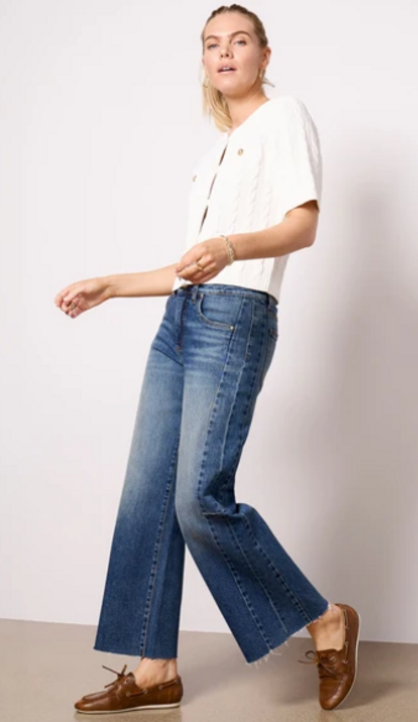 Kut Meg Fab Ab Wide Leg Jeans - Size 12
