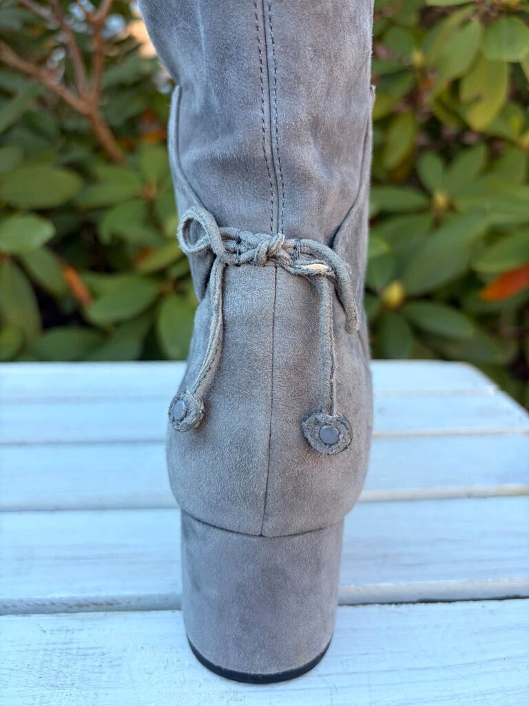 Tory Burch Over The Knee Laila Suede Boots - Size 6.5