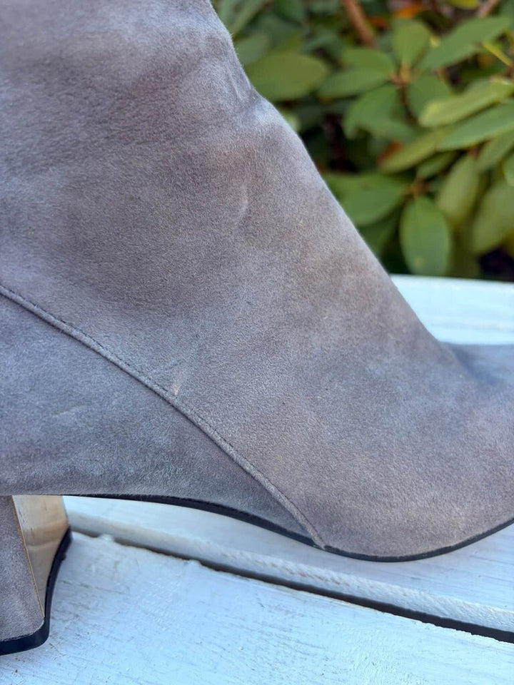 Tory Burch Over The Knee Laila Suede Boots - Size 6.5