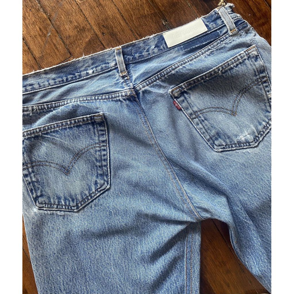 Re/Done Relaxed Straight Jeans - Size 29