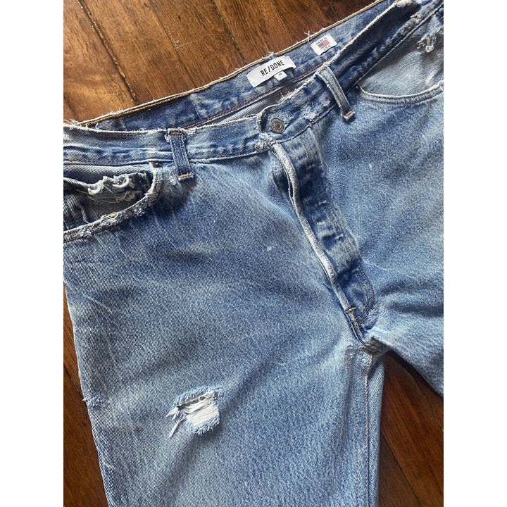 Re/Done Relaxed Straight Jeans - Size 29