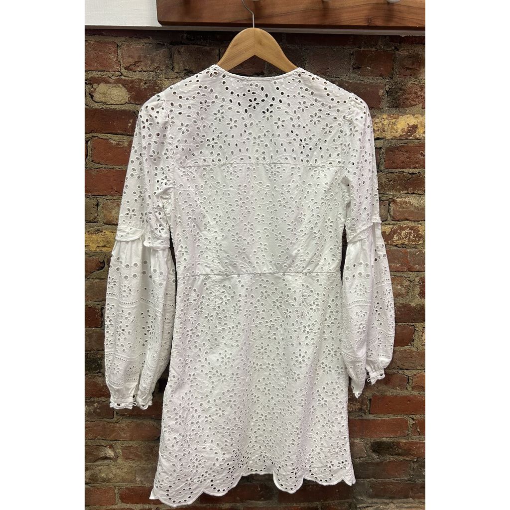 Veronica Beard Eyelet Embroidered Dress - Size 4