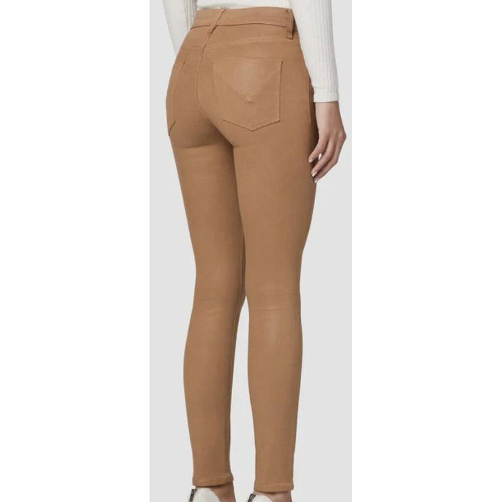 Hudson Nico Mid Rise Super Skinny Ankle Jean in Tobacco - Size 26