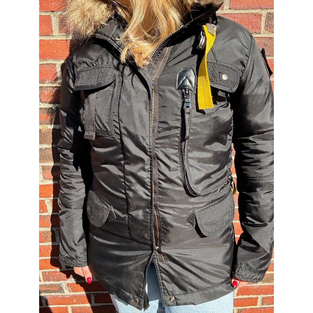 PARAJUMPERS MASTERPIECE SERIES ダウンベスト S Mens PARAJUMPERS MASTERPIECE SERIES Parka Down Hooded Black