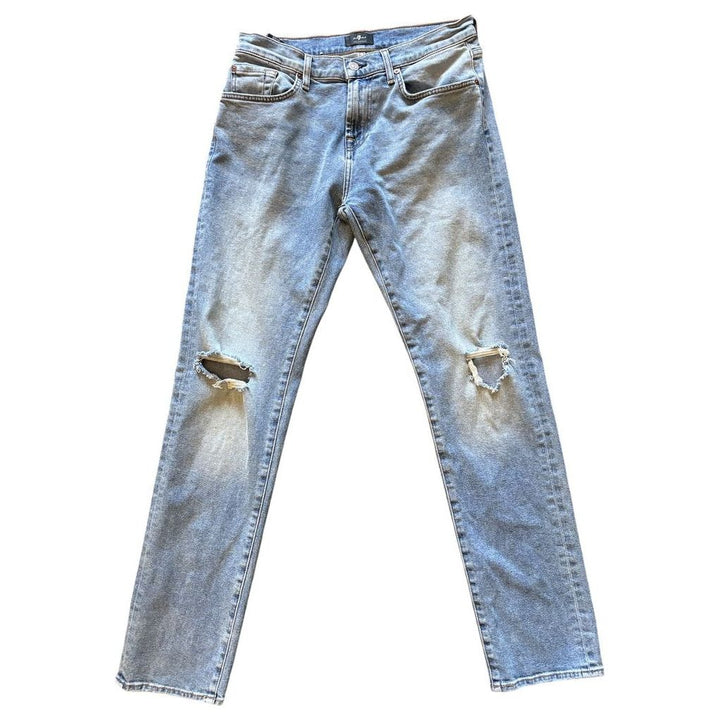 For all of Mankind Low Rise Straight Leg Jeans - Size 28