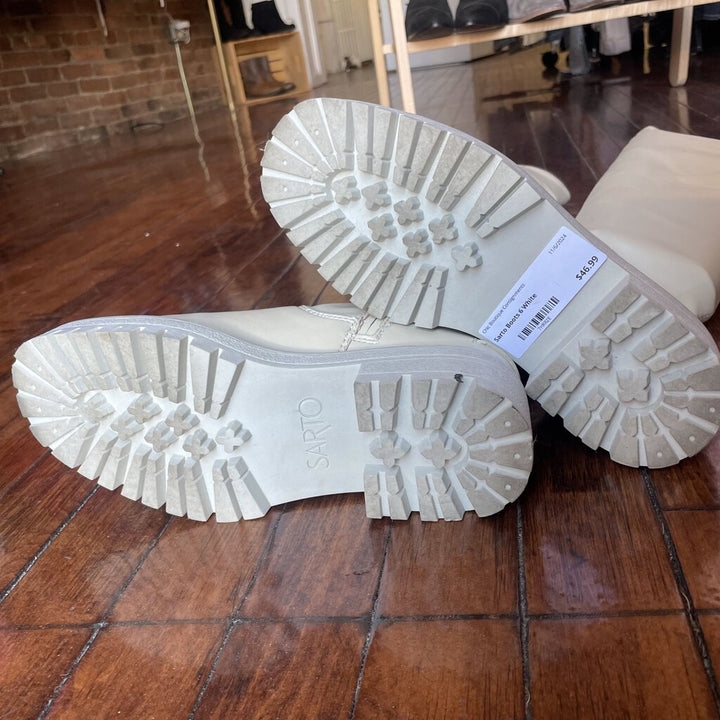 Sarto Knee High Boots - Size 6