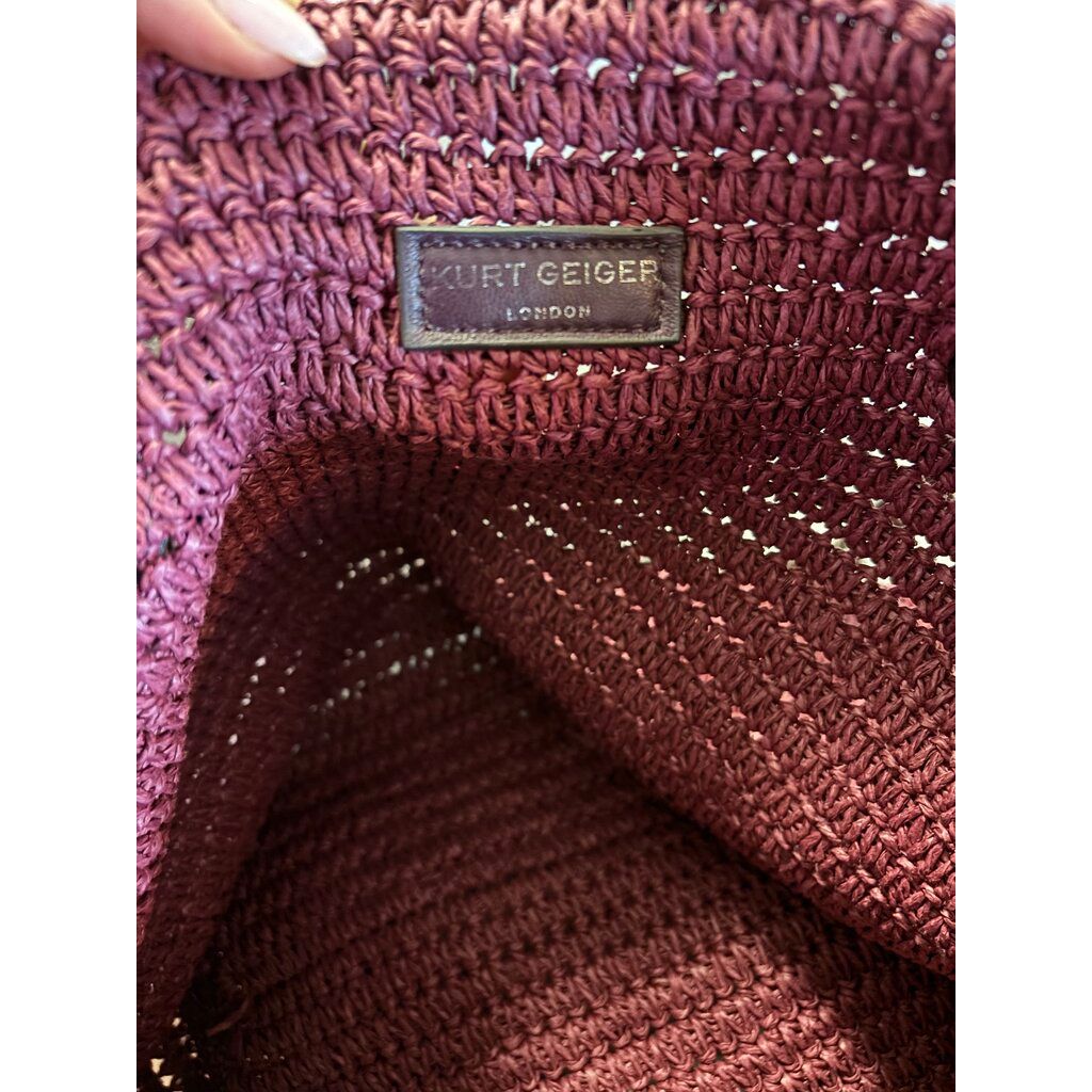 Kurt Geiger London Chelsea Raffia Large Tote