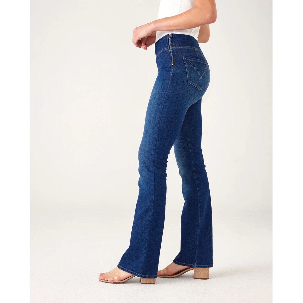 Voyageur By Mersea Pull On Nomad Boot Cut Jeans - Size Small