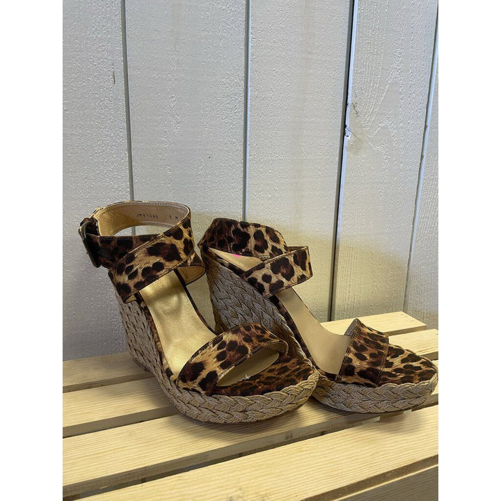 Stuart Weitzman Leopard Print Espadrilles- Size 9