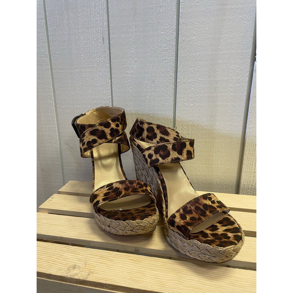 Stuart Weitzman Leopard Print Espadrilles- Size 9