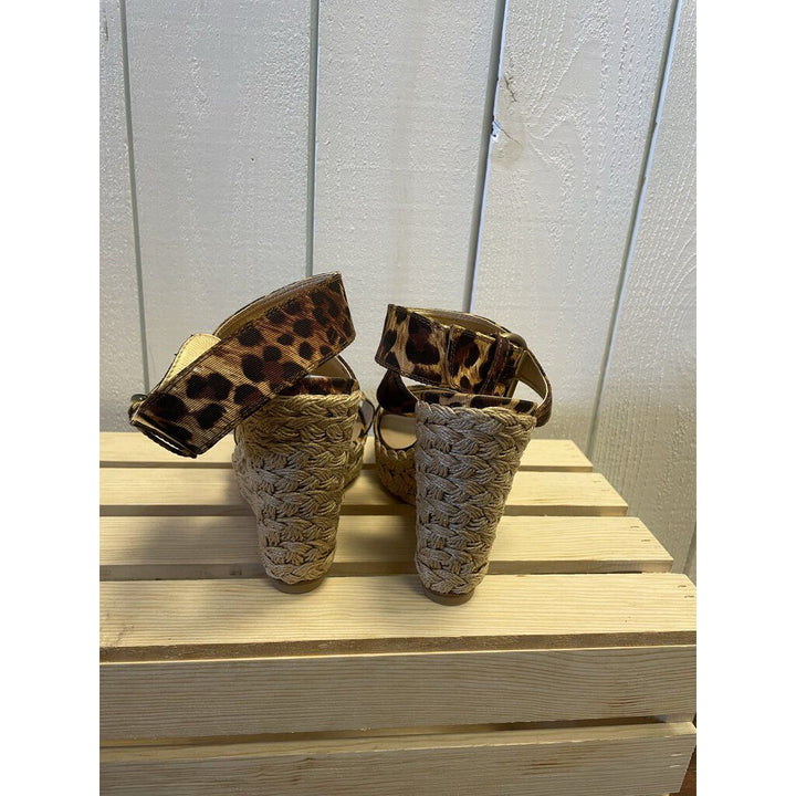 Stuart Weitzman Leopard Print Espadrilles- Size 9