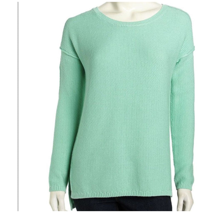 Vince Knitted Scoop Neck Long Sleeve - Size Large