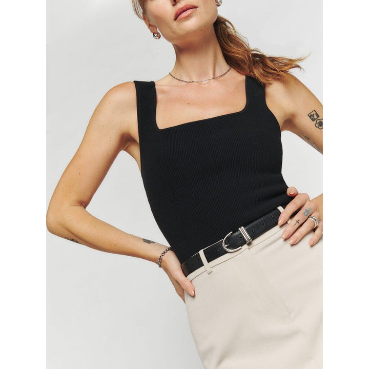 Reformation Julia Ribbed Sweater Tank - Size Small