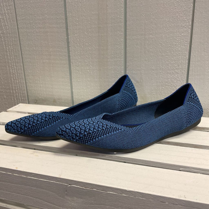 Rothys Lapis Python Flats - Size 7