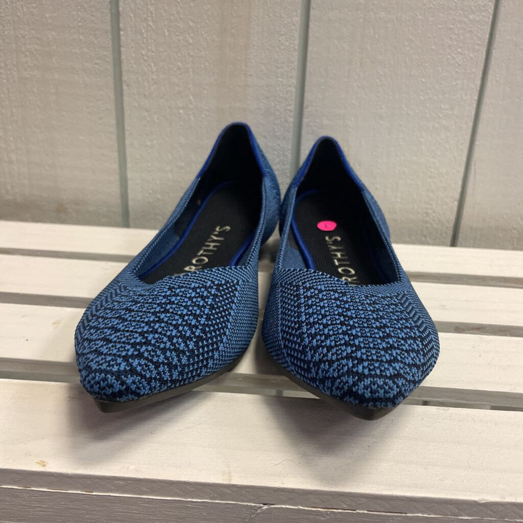 Rothys Lapis Python Flats - Size 7