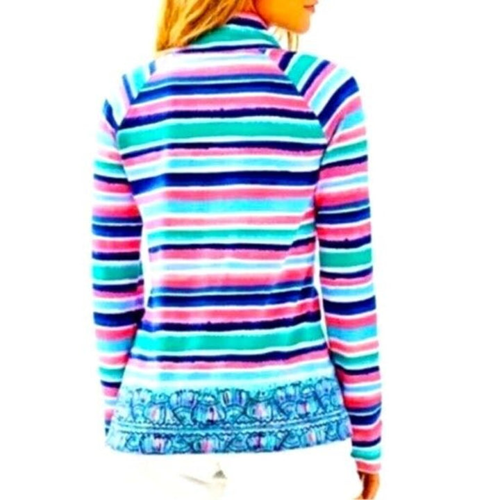 Lilly Pulitzer Captian Popover Sandy Shell Pullover - Size Small
