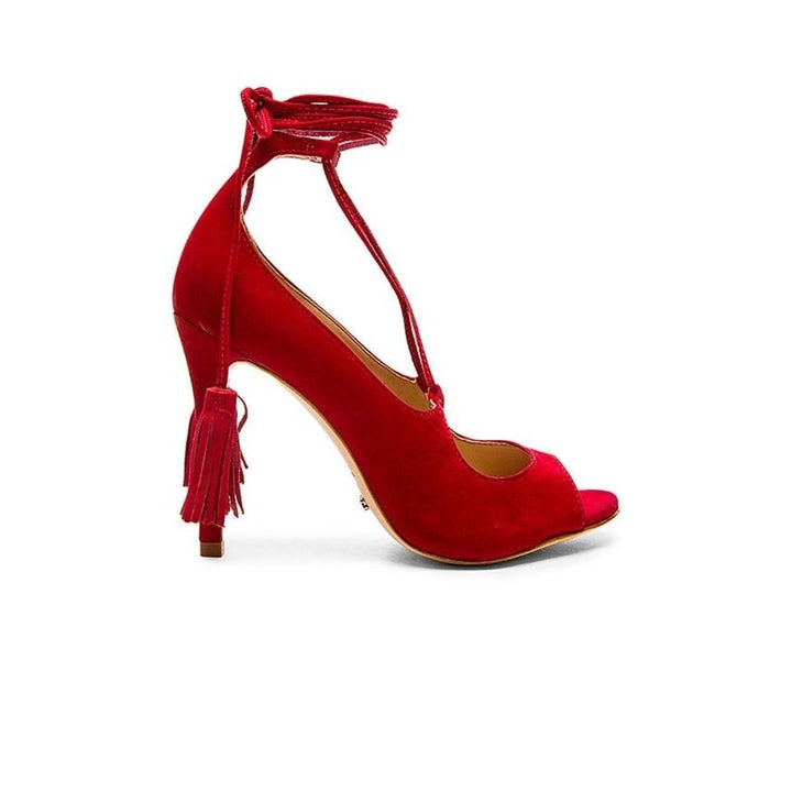 Schutz Yassu Tie Up Open Toed Heels - Size 8.5