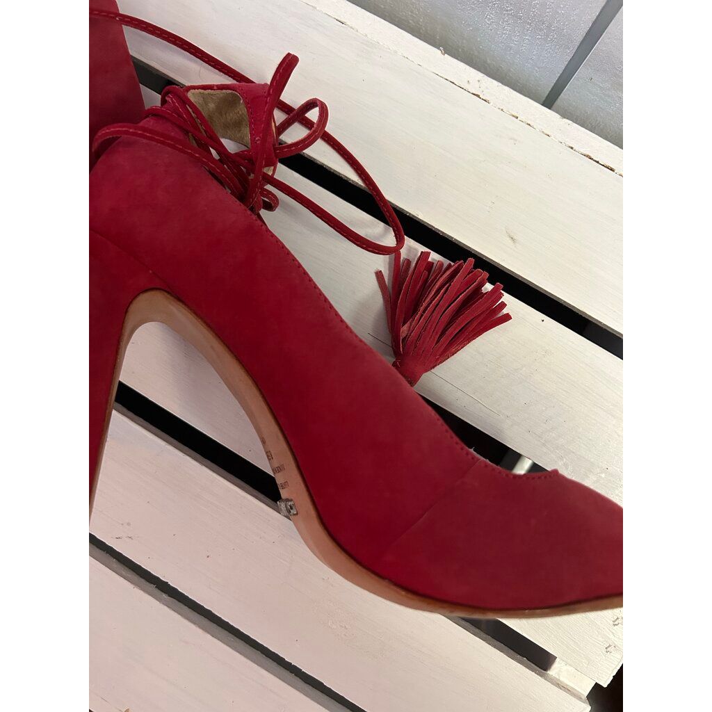 Schutz Yassu Tie Up Open Toed Heels - Size 8.5