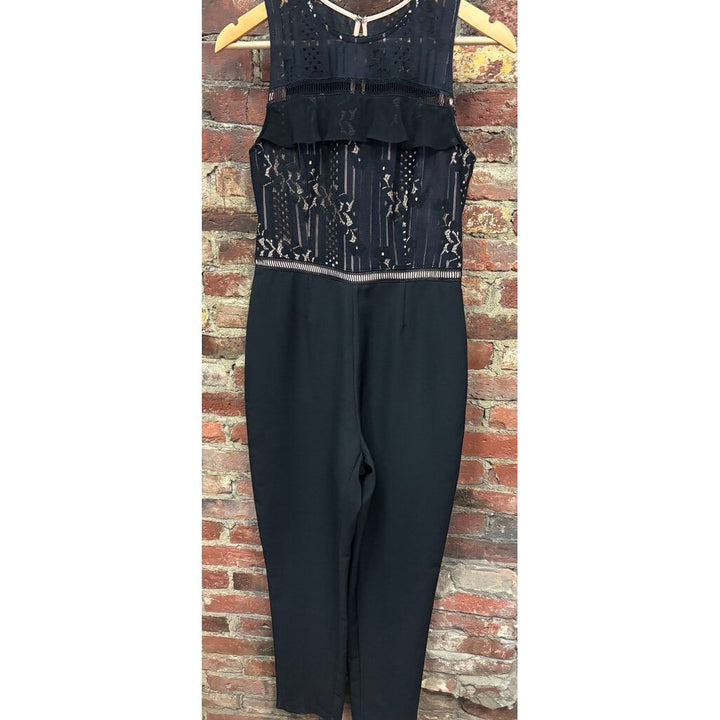 Adelyn Rae Lace Jumpsuit - Size Small