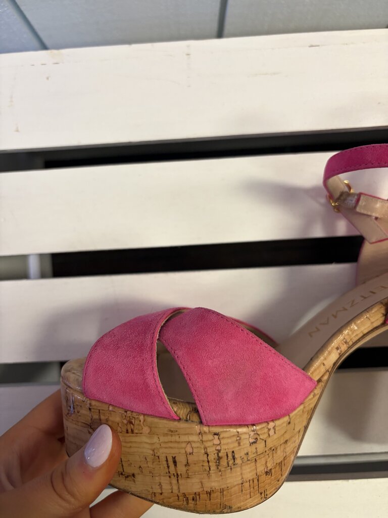 Stuart Weitzman Soliesse Platform Sandals - Size 7