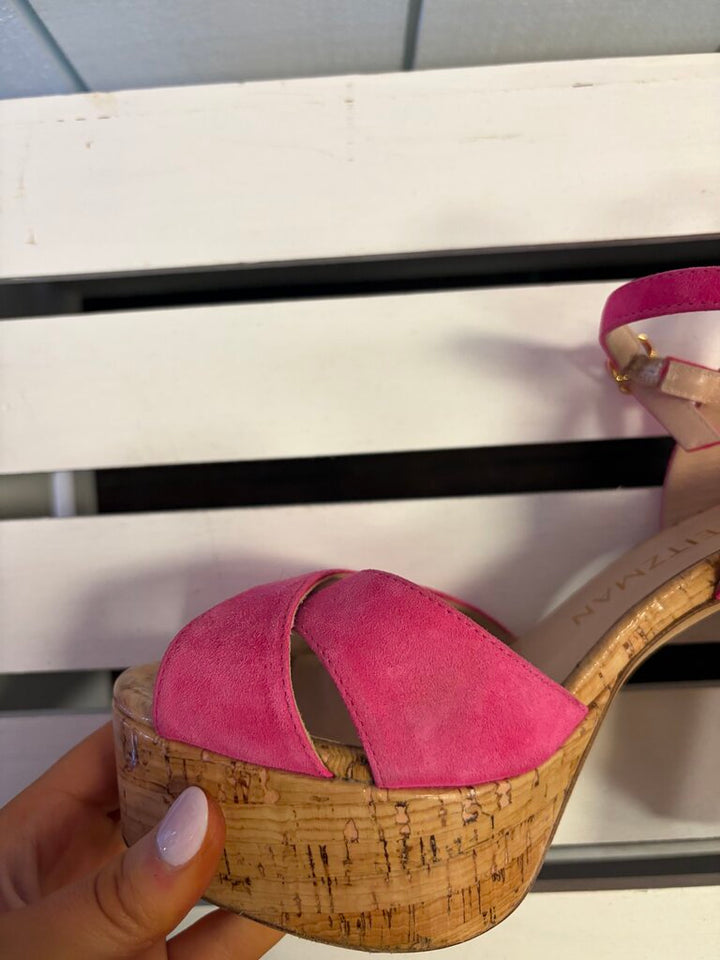 Stuart Weitzman Soliesse Platform Sandals - Size 7