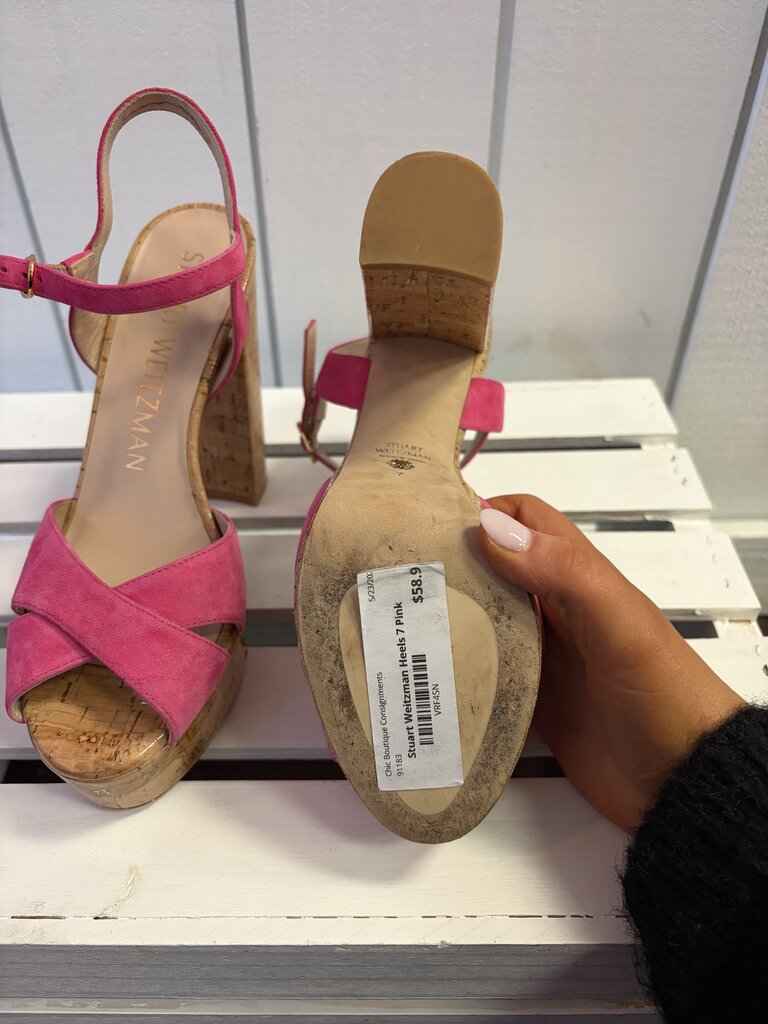 Stuart Weitzman Soliesse Platform Sandals - Size 7