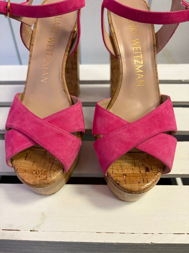 Stuart Weitzman Soliesse Platform Sandals - Size 7