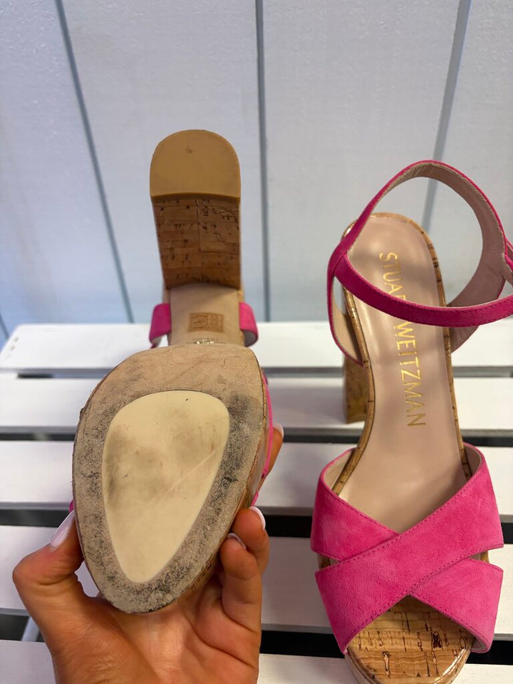 Stuart Weitzman Soliesse Platform Sandals - Size 7