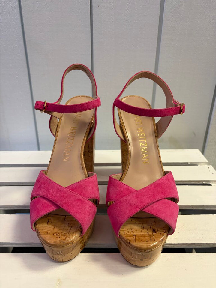 Stuart Weitzman Soliesse Platform Sandals - Size 7