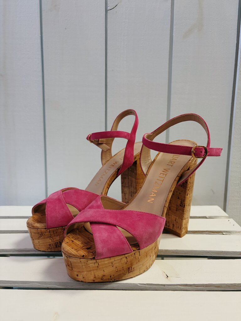 Stuart Weitzman Soliesse Platform Sandals - Size 7