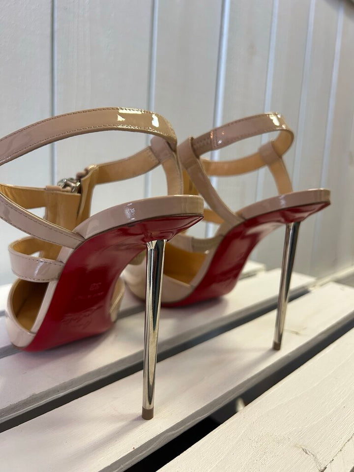 Christian Louboutin Epic Zip Heels - Size 38