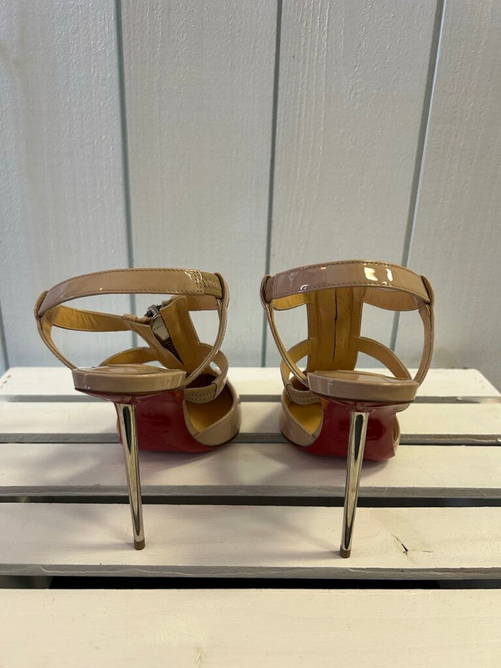 Christian Louboutin Epic Zip Heels - Size 38