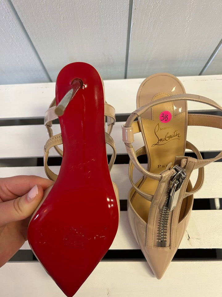 Christian Louboutin Epic Zip Heels - Size 38