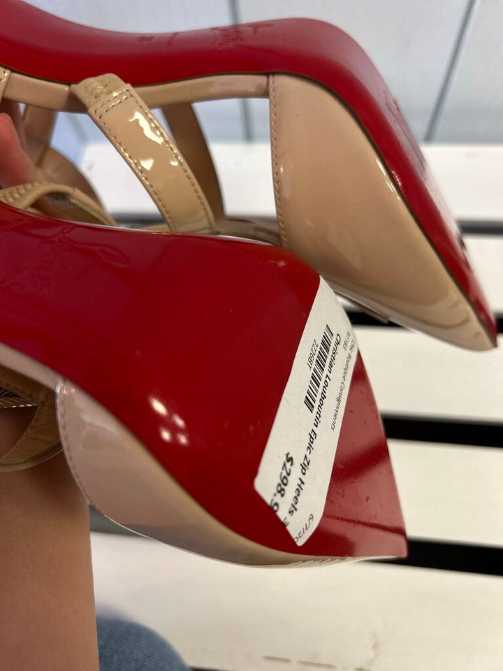 Christian Louboutin Epic Zip Heels - Size 38