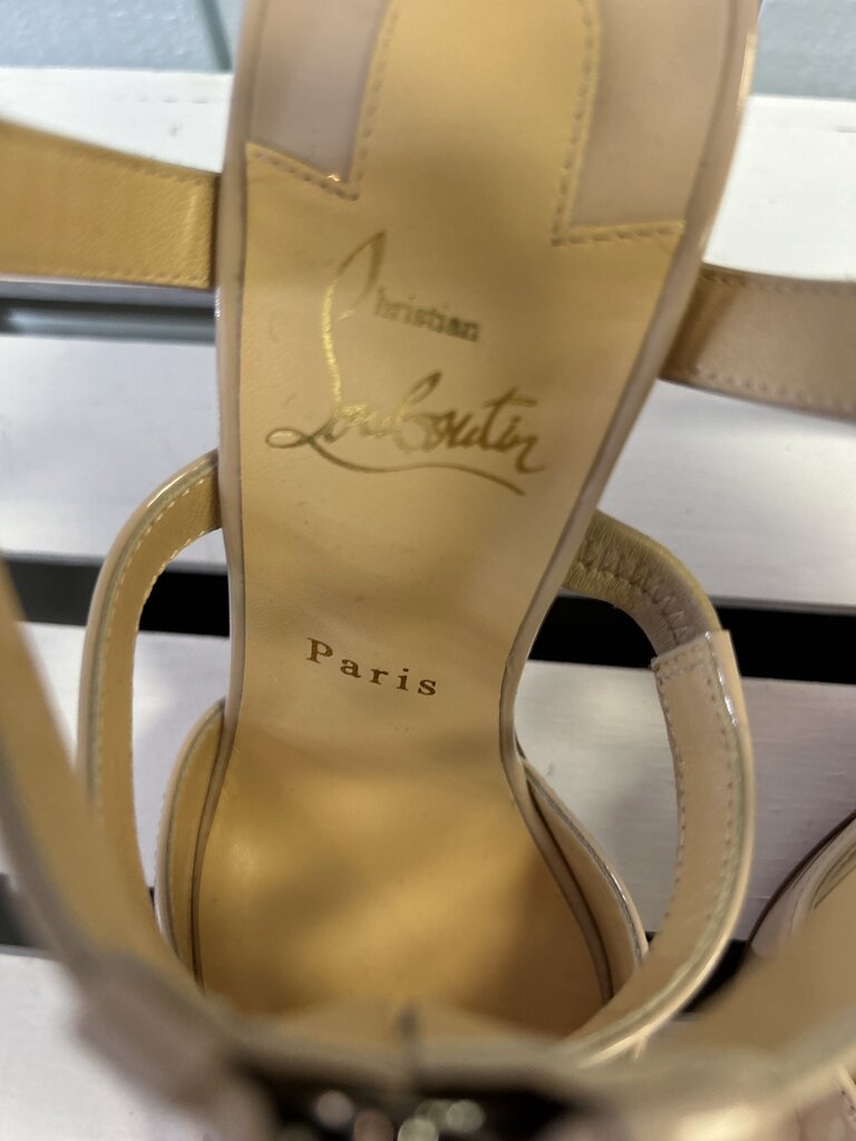 Christian Louboutin Epic Zip Heels - Size 38